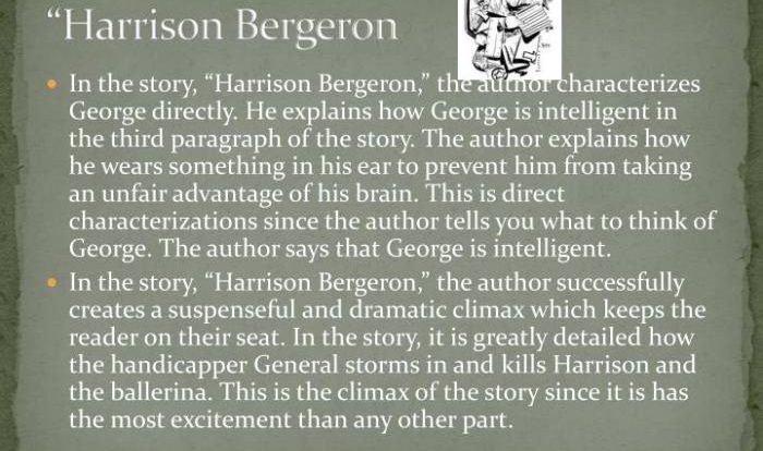 Figurative language in harrison bergeron