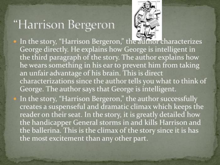 Figurative language in harrison bergeron